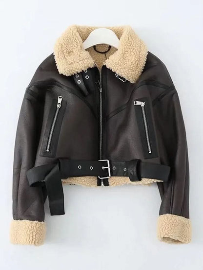 Marta Leather Coat