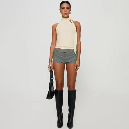 Tritter Top - Apricot