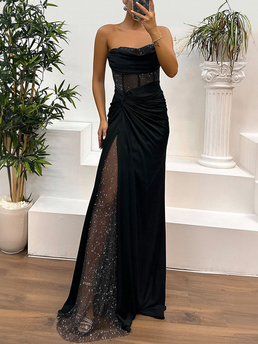 Black Stardust Gown