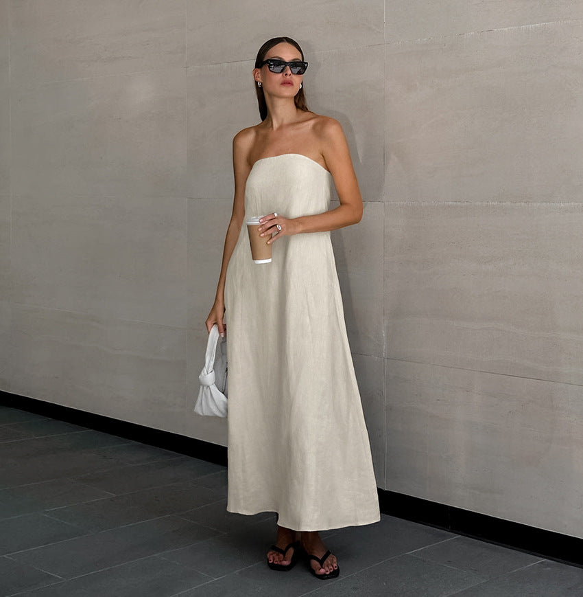 Martina Maxi Dress - Beige