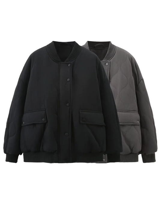 Vaeda Loose Bomber Jacket