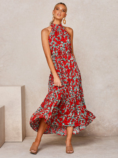 Polka Dot Floral Dress