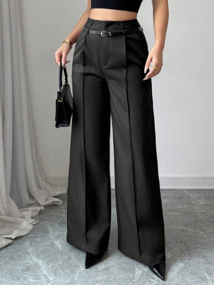 Straight-fit Suit Commuting Pocket Pants