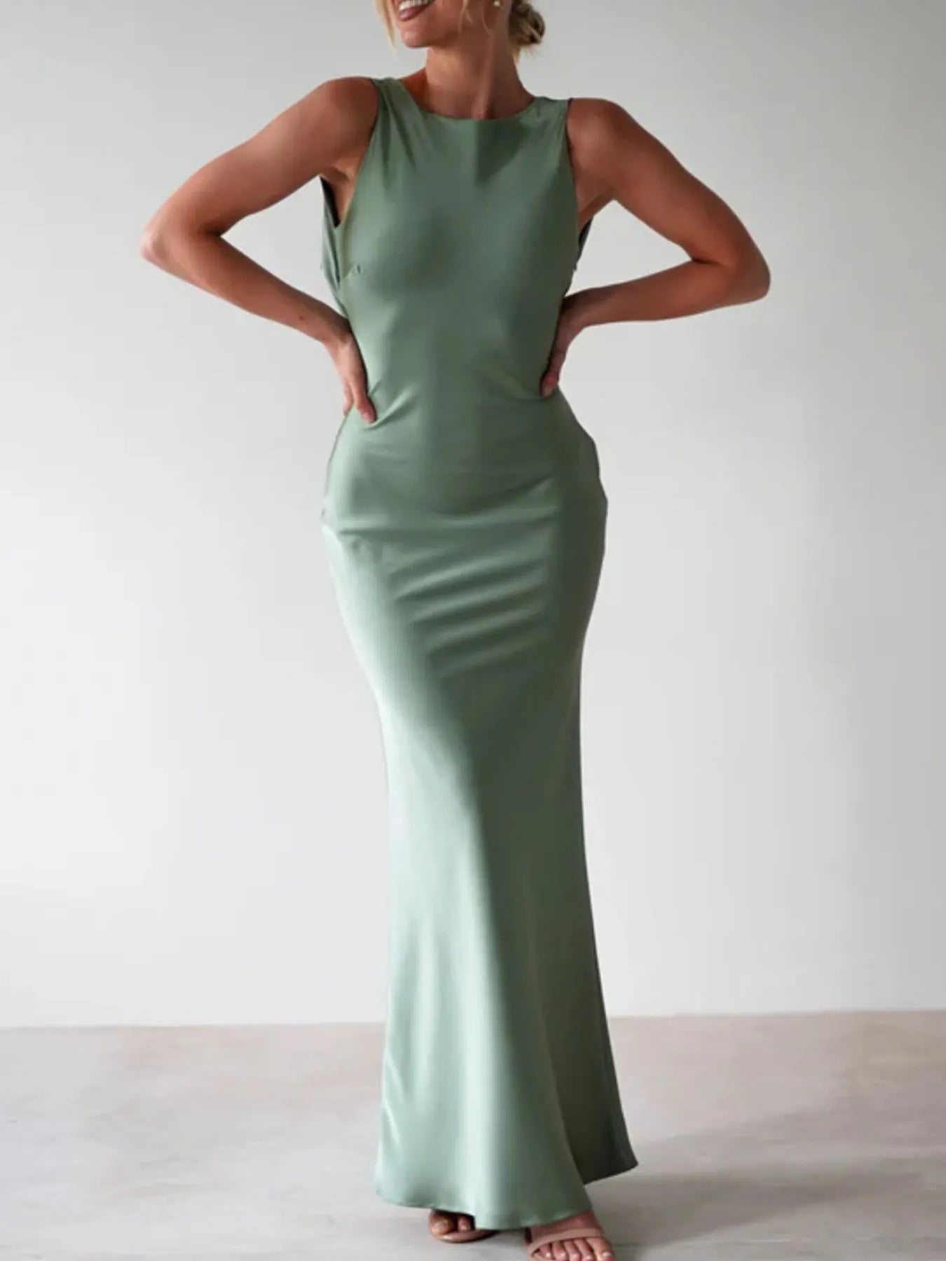 Sinclair Satin Maxi Dress