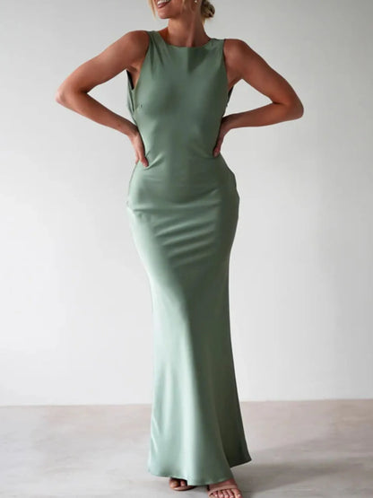 Sinclair Satin Maxi Dress