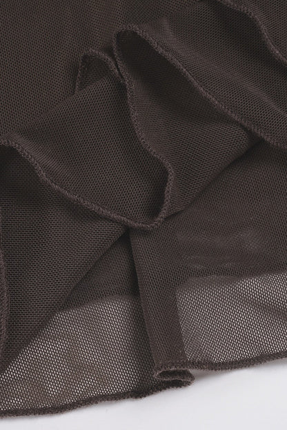 Vintage V Neck Tie Detail Tank Top