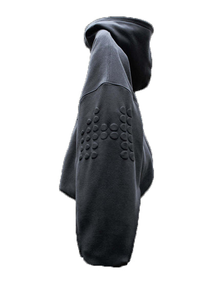 Trendy Casual Multicolored Printed Hoodie