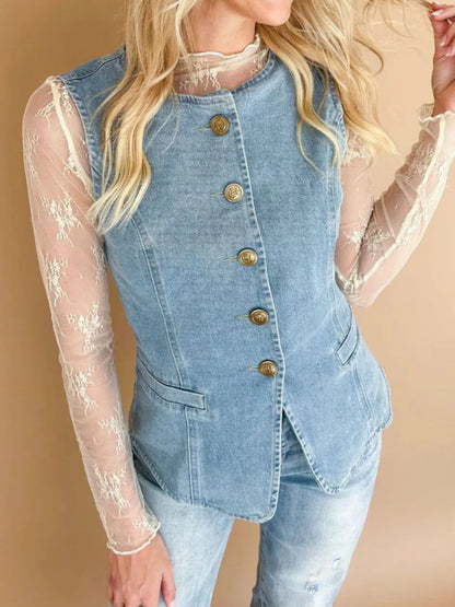 Cora Denim Vest