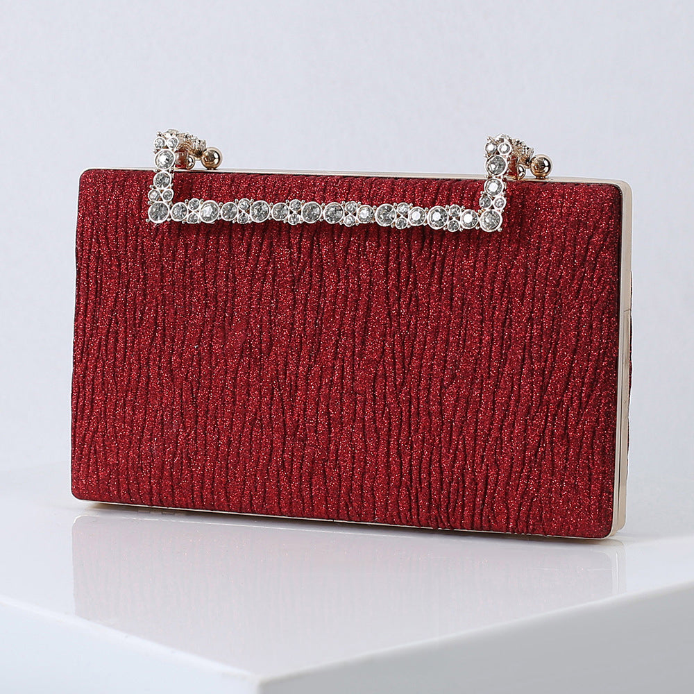 Pleated Clutch Bag by Maria