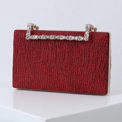 Pleated Clutch Bag by Maria