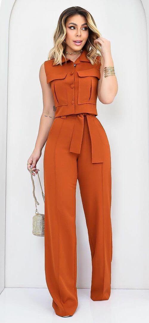 Nella Co-ord -  Orange