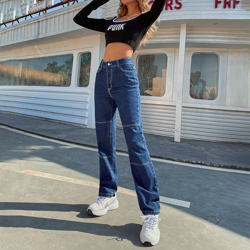 Julia Fashion - New Fashion Women High Waist Denim Jeans