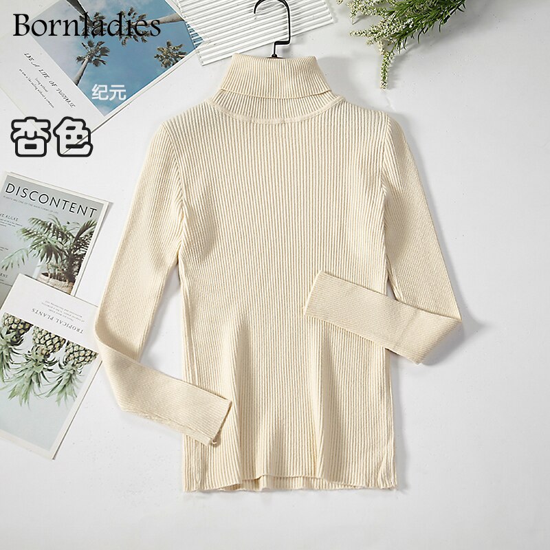 DressBetty - Basic Turtleneck Knitted Top