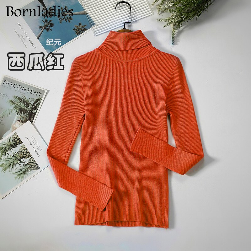 DressBetty - Basic Turtleneck Knitted Top