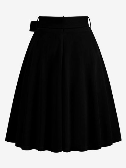 Short Skirt For Women Bows Raised Waist Layered Vintage Bottoms