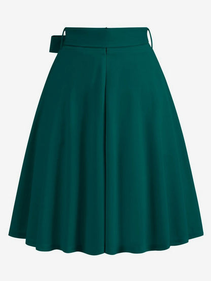 Short Skirt For Women Bows Raised Waist Layered Vintage Bottoms