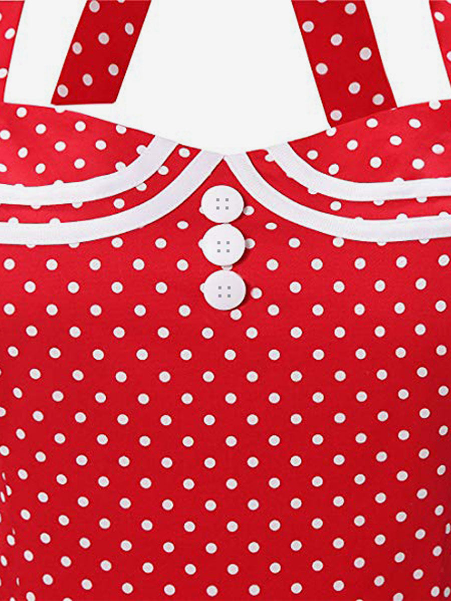 Retro Glamour Dress 1950s Aquatic Plaid Backless Buttons Sleeveless Sweetheart Neck Medium Rockabilly Dress