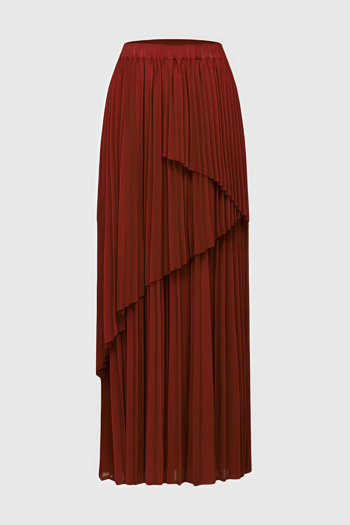 Ulane Irregular Top Maxi Dress Two Piece Set