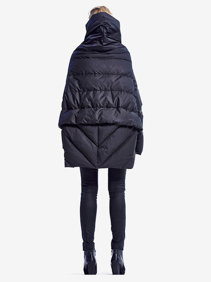 Women's Down Jacket Irregular Duck Down