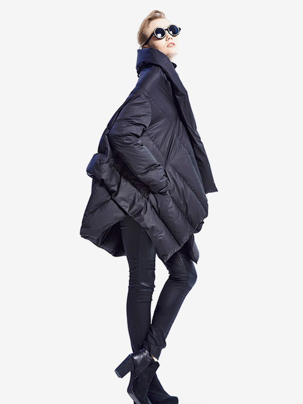 Women's Down Jacket Irregular Duck Down