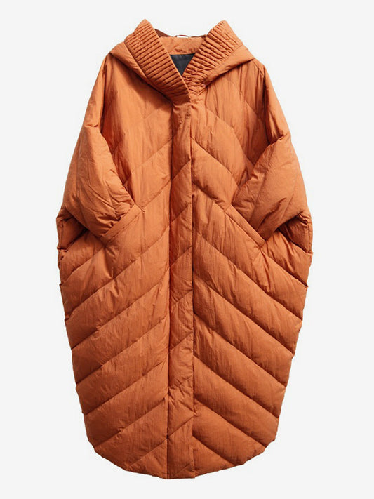 Down Jacket For Women Chic Polyester