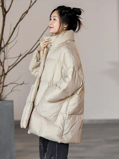 Women's Down Jacket Chic Polyester