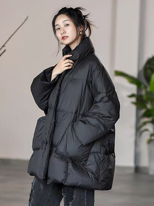 Women's Down Jacket Chic Polyester
