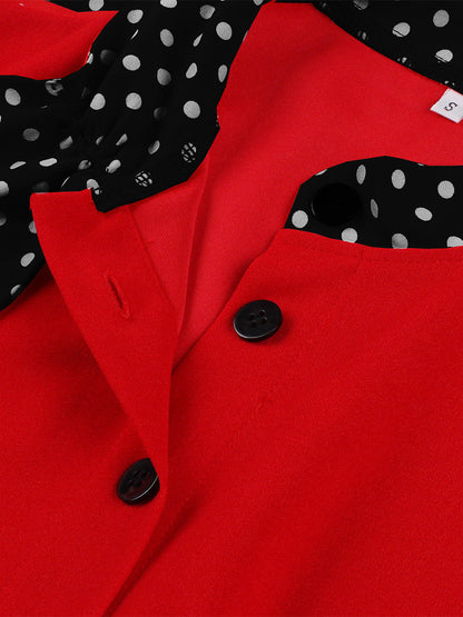 Retro Polka Dot Shirt Dress With Tie And Belt Vintage Inspired Midi Dress For Women 2026