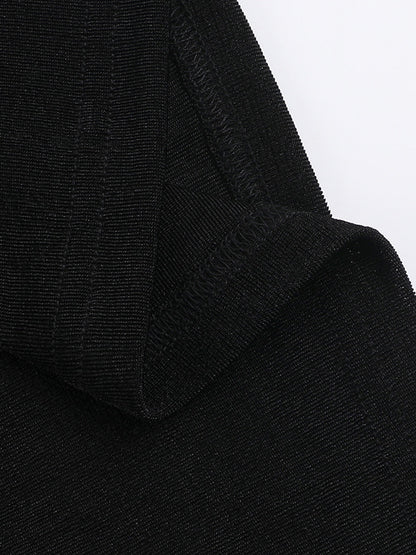 Open Back Maxi Party Dress Long Sleeve Crew Neck Long Dress For Women 2026