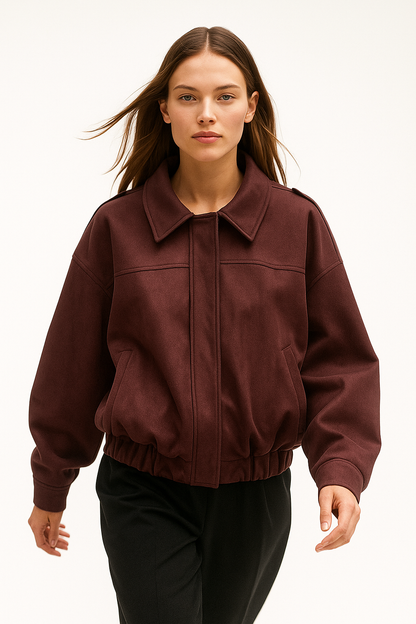 | Women's Suede Bomber