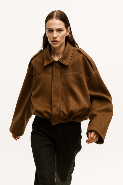 | Women's Suede Bomber