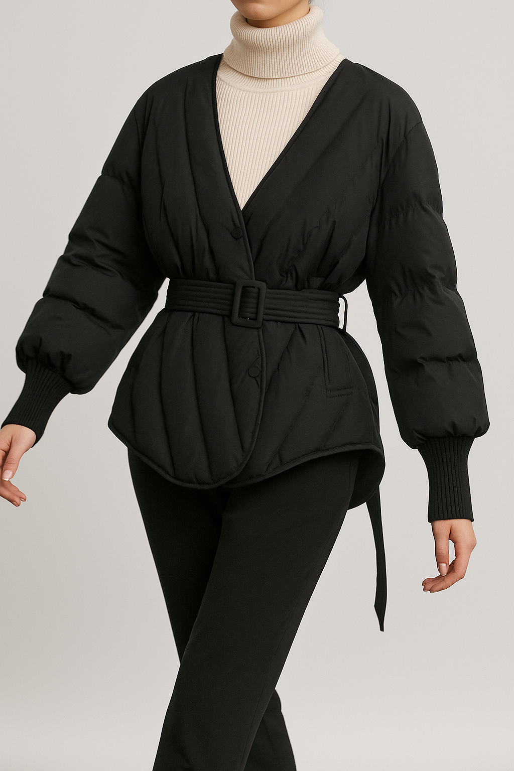 | Quilted Down Jacket