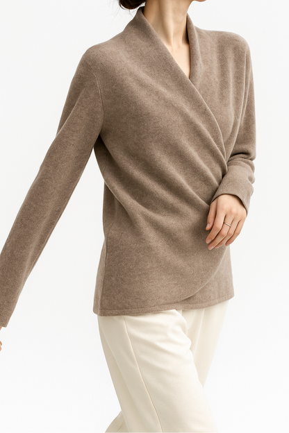 | V-Neck Knit Sweater