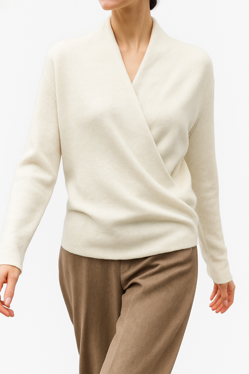 | V-Neck Knit Sweater