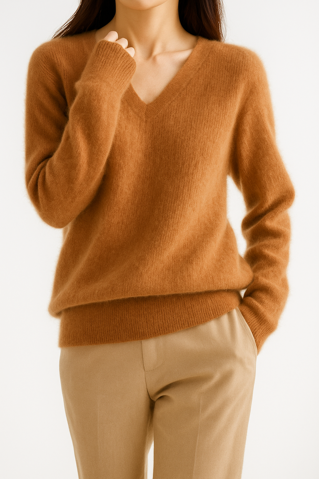 | Brushed Wool Pullover