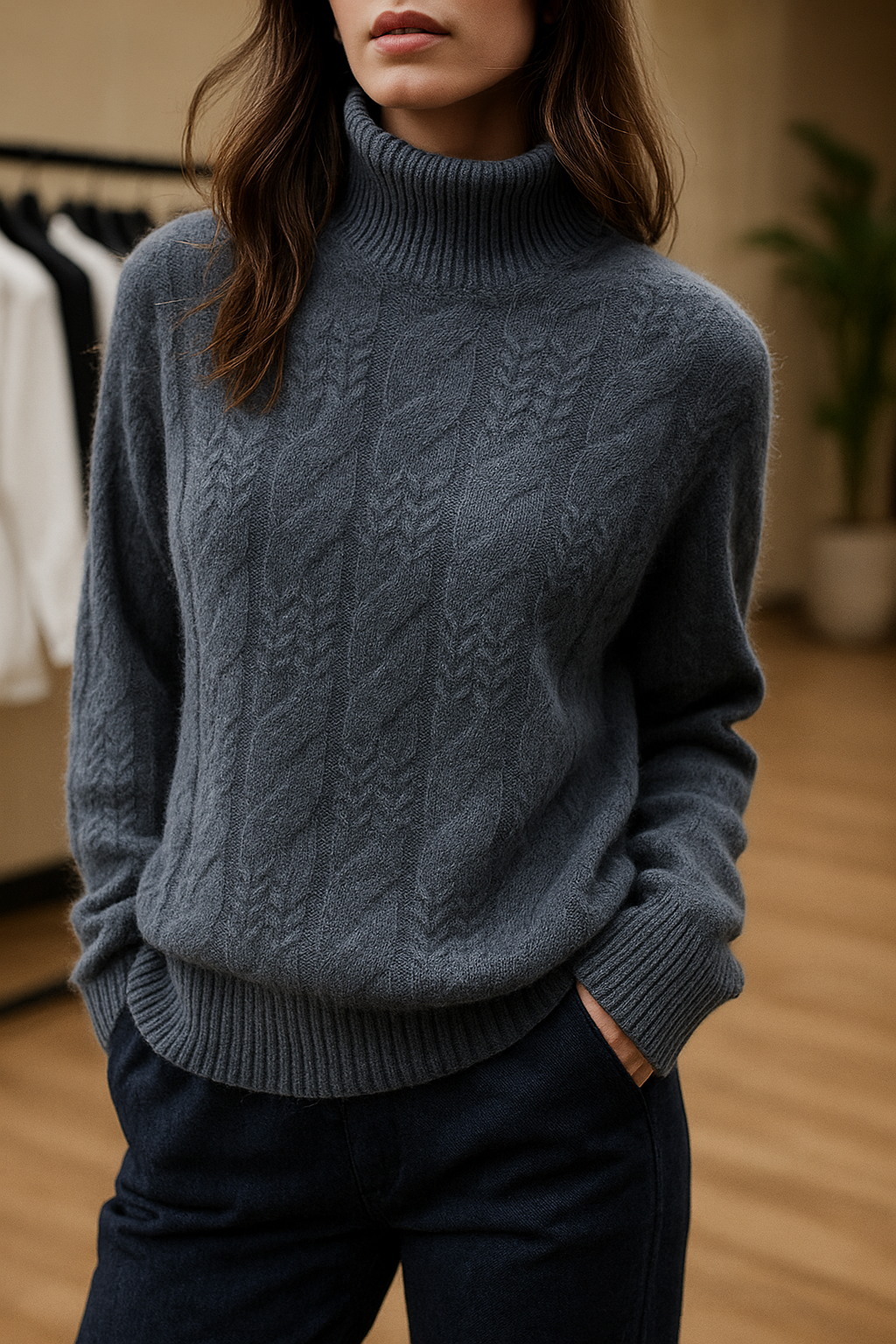 | Cable Knit Sweater