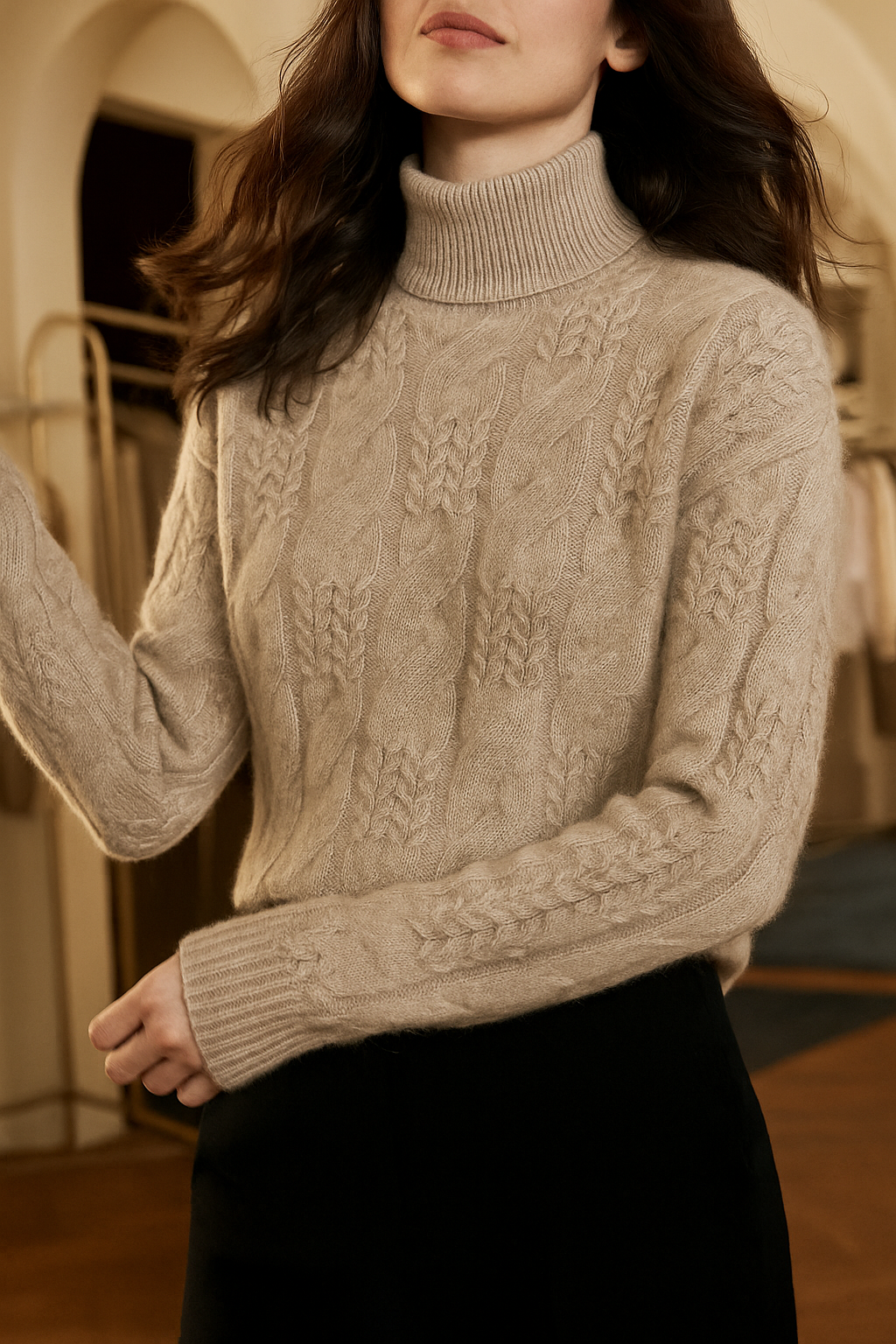 | Cable Knit Sweater