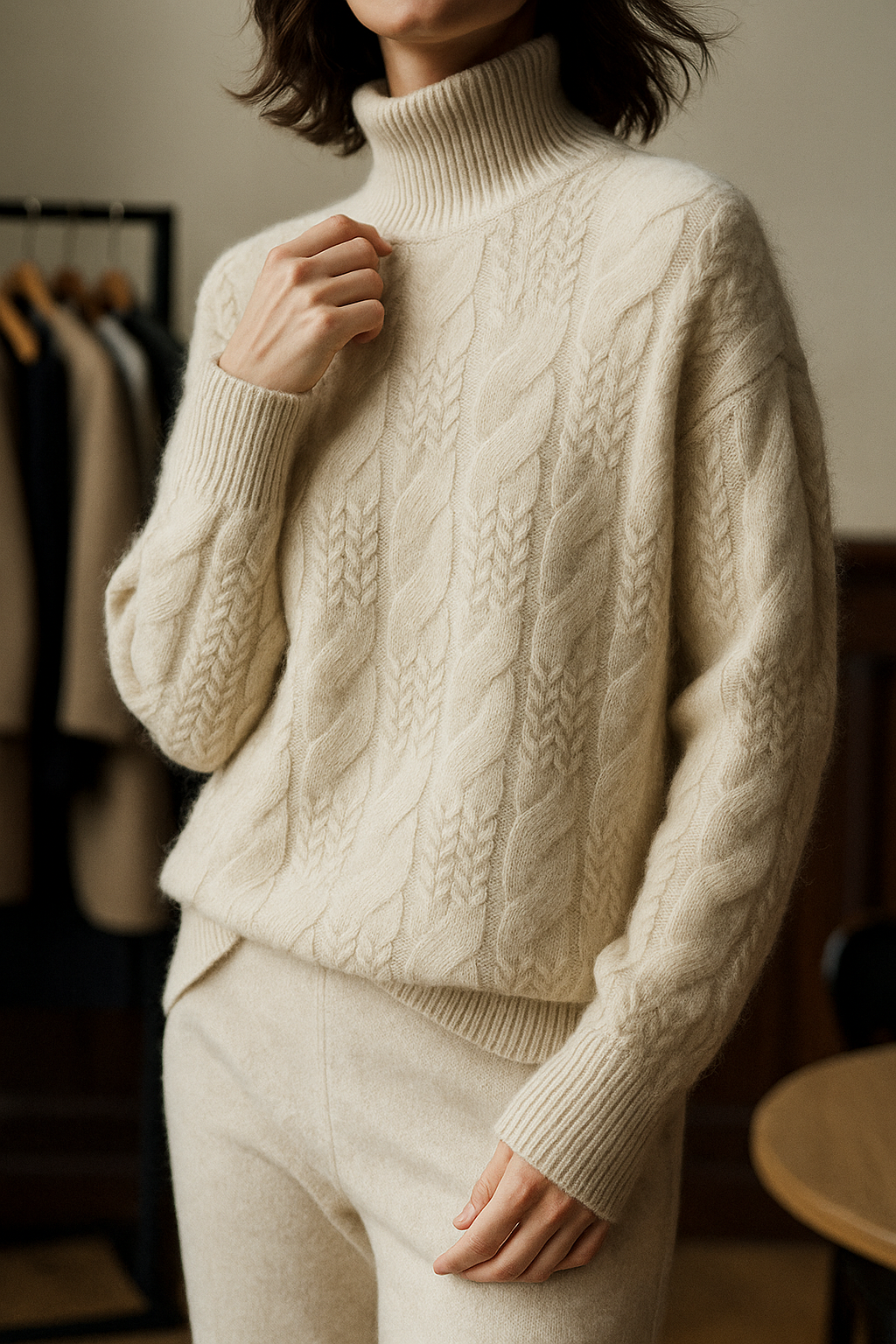 | Cable Knit Sweater