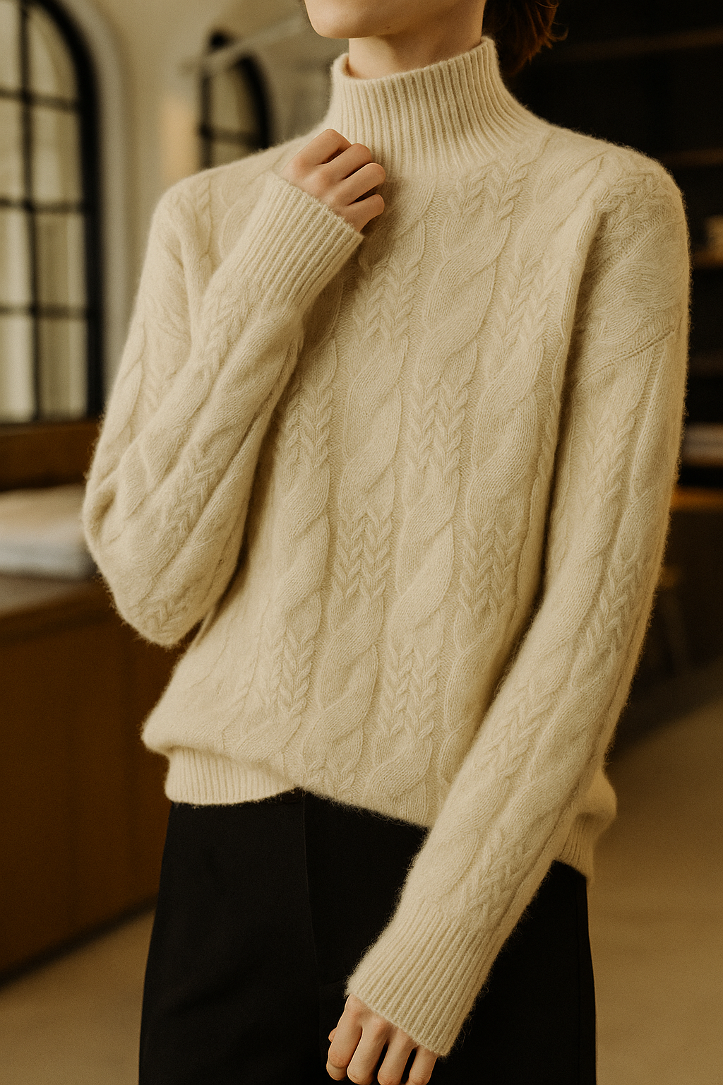 | Cable Knit Sweater