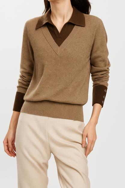 | Layered Knit Top