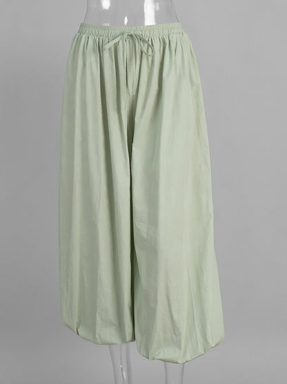 Balloon Pants With Elastic Waist Design For Women 2026