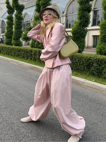 Balloon Pants With Elastic Waist Design For Women 2026