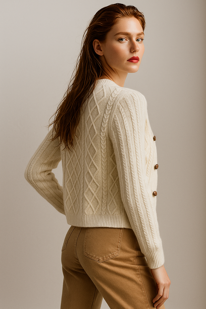 | Cable Knit Cardigan