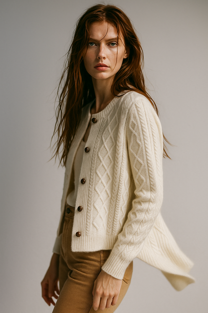 | Cable Knit Cardigan