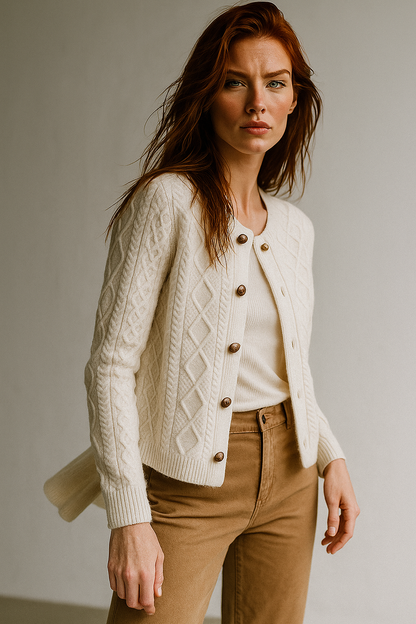 | Cable Knit Cardigan