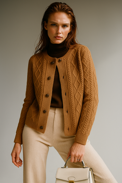 | Cable Knit Cardigan
