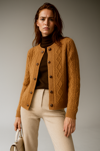 | Cable Knit Cardigan