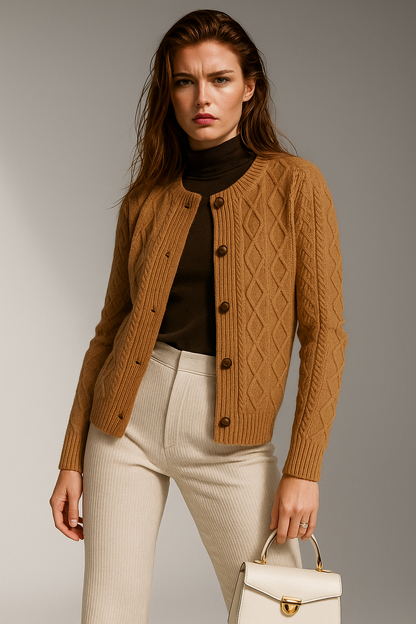 | Cable Knit Cardigan