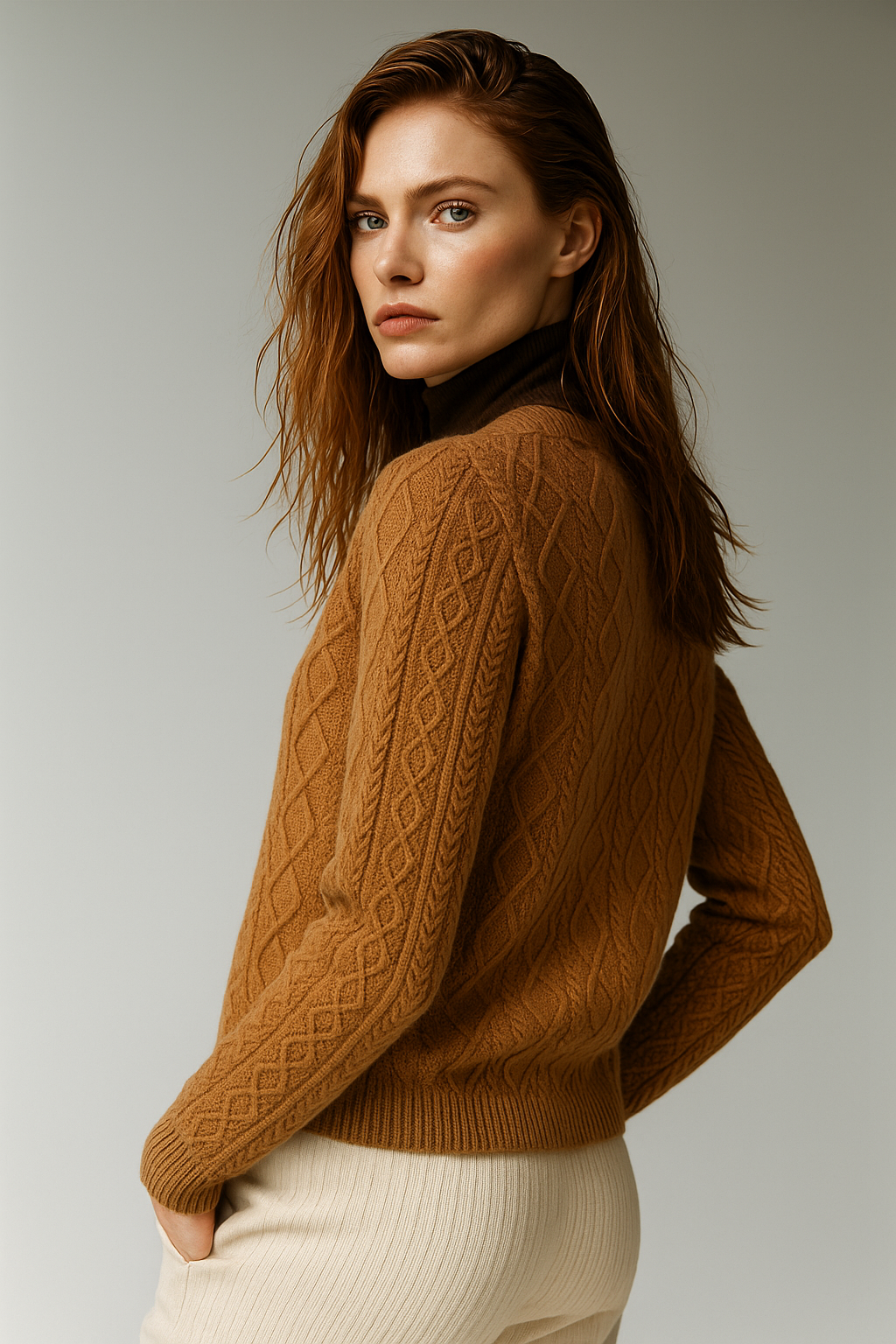 | Cable Knit Cardigan