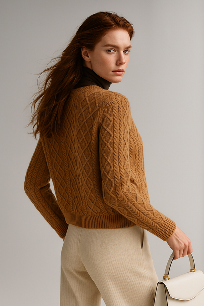 | Cable Knit Cardigan